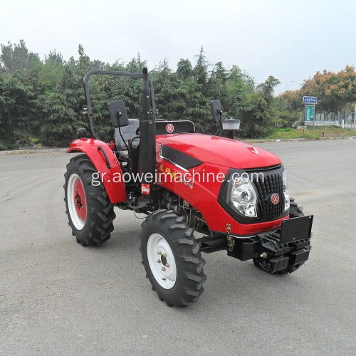 50hp 4wd trattori Agricultoli ρυμουλκούμενο τρακτέρ με μπροστινό φορτωτή αγρόκτημα